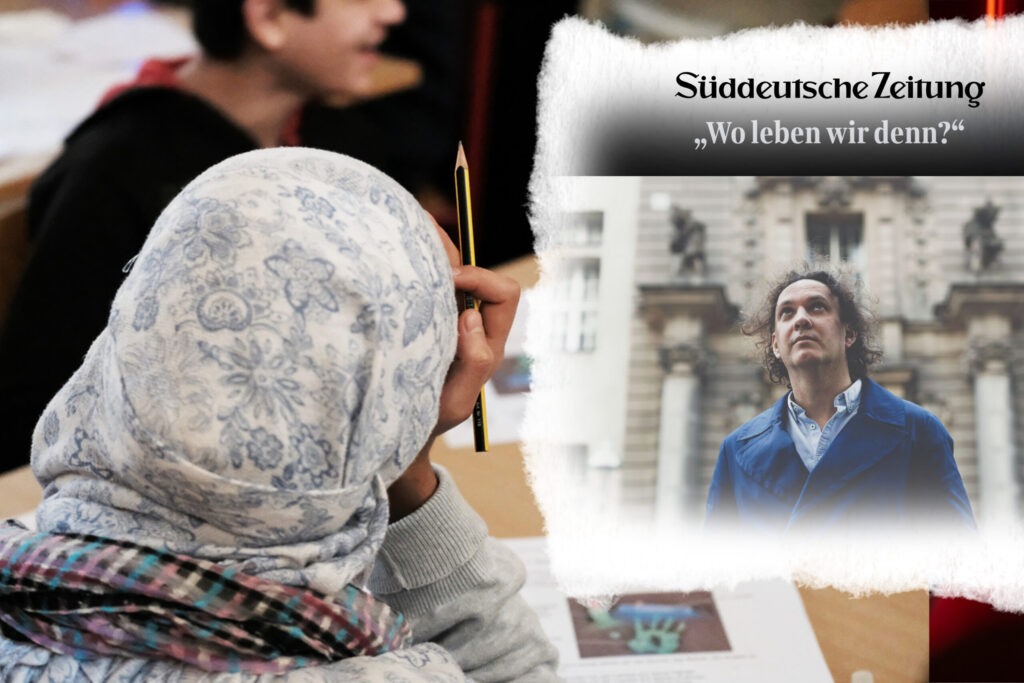 Lehrer Oziel Inácio-Stech in der SZ; KEYSTONE/DPA/Z5812/_Sebastian Willnow.