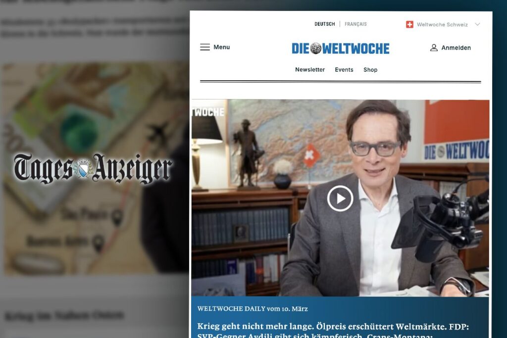 Montage der Weltwoche