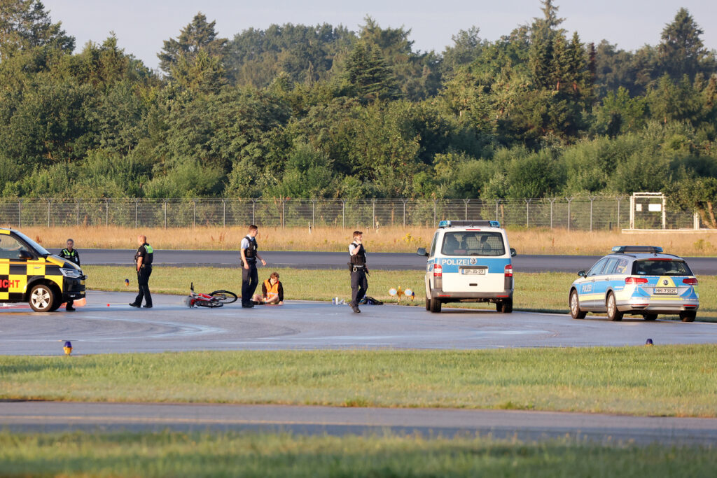 Gericht erlässt keine Strafen für Klima-Kleber nach Blockade am Hamburger Flughafen