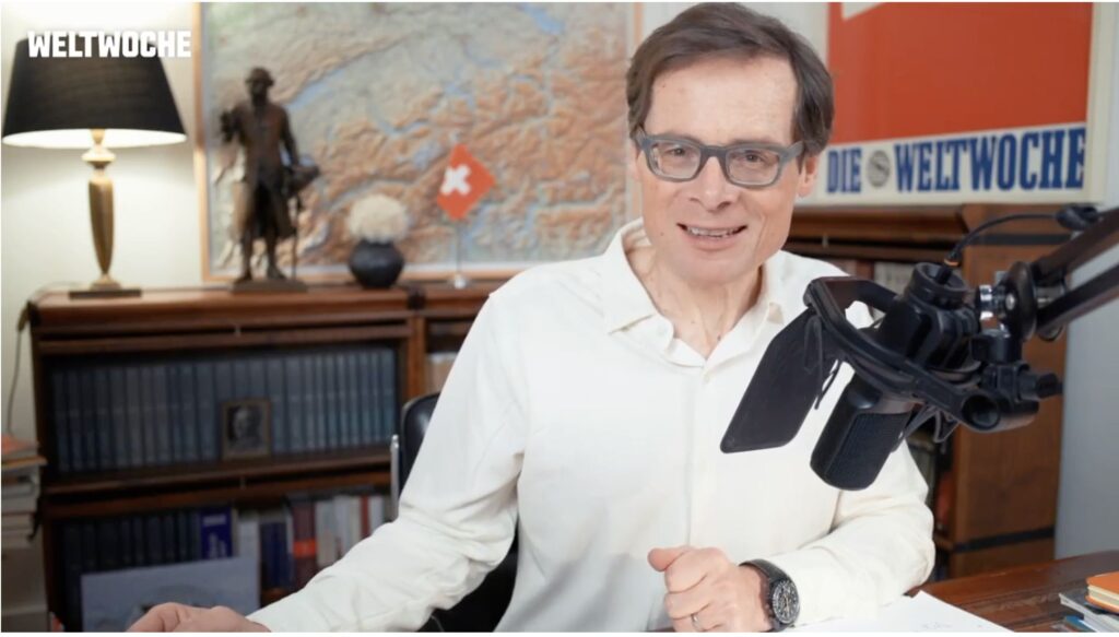 Schweizer EU-Unterwerfung: Selbstmord aus Angst vor dem Sterben. Lebenslüge Völkerrecht: Die jüngsten Kriege bringen die Realität zurück. 10-Millionen-Schweiz: Massen-Zuwanderung ist gegen nationale Interessen. SP: 1,6 Millionen für die SRG